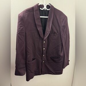 Men's Purple Blazer (Made in USA, Size 42)